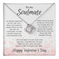 Soulmate Valentine's Love Knot Necklace