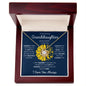 Granddaughter Sunflower Butterfly Love Knot Necklace