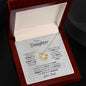 Daughter from Dad Proud Love Knot Necklace