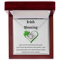 Irish Blessing Love Knot Necklace