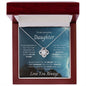 Awesome Daughter Love Knot Necklace