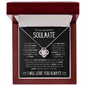 Soulmate In Your Eyes Love Knot Necklace
