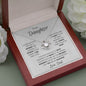Daughter from Dad Proud Love Knot Necklace