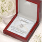 Soulmate Countdown to "I do" Love Knot Necklace