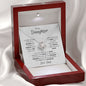 Daughter from Dad Proud Love Knot Necklace