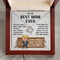 Best Mom Mother's Day Wall Love Knot Necklace