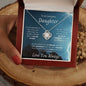 Awesome Daughter Love Knot Necklace