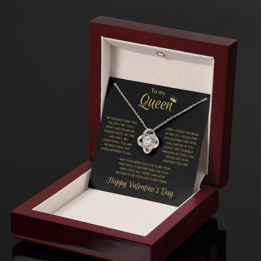 Queen Valentine's Love Knot Necklace