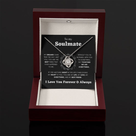 Soulmate Dreams Love Knot Necklace