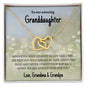 Granddaughter from Both Interlocking Hearts Necklace