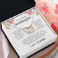 Amazing Granddaughter Interlocking Hearts Necklace