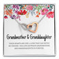 Grandmother & Granddaughter Interlocking Hearts Necklace