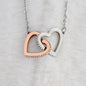 Love of my Life Countdown to "I do" Interlocking Hearts Necklace