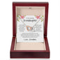 Amazing Granddaughter Interlocking Hearts Necklace