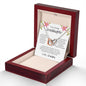 Amazing Granddaughter Interlocking Hearts Necklace