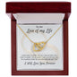 Love of my Life Countdown to "I do" Interlocking Hearts Necklace