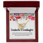 Grandmother & Granddaughter Interlocking Hearts Necklace