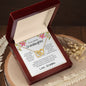 Amazing Granddaughter Interlocking Hearts Necklace