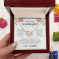 Amazing Granddaughter Interlocking Hearts Necklace