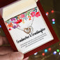 Grandmother & Granddaughter Interlocking Hearts Necklace