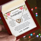 Amazing Granddaughter Interlocking Hearts Necklace