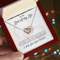 Love of my Life Countdown to "I do" Interlocking Hearts Necklace