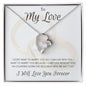 My Love Countdown to "I do" Forever Love Necklace