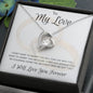 My Love Countdown to "I do" Forever Love Necklace