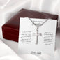 To Daughter From Dad Cross Necklace