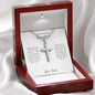 To Daughter From Dad Cross Necklace