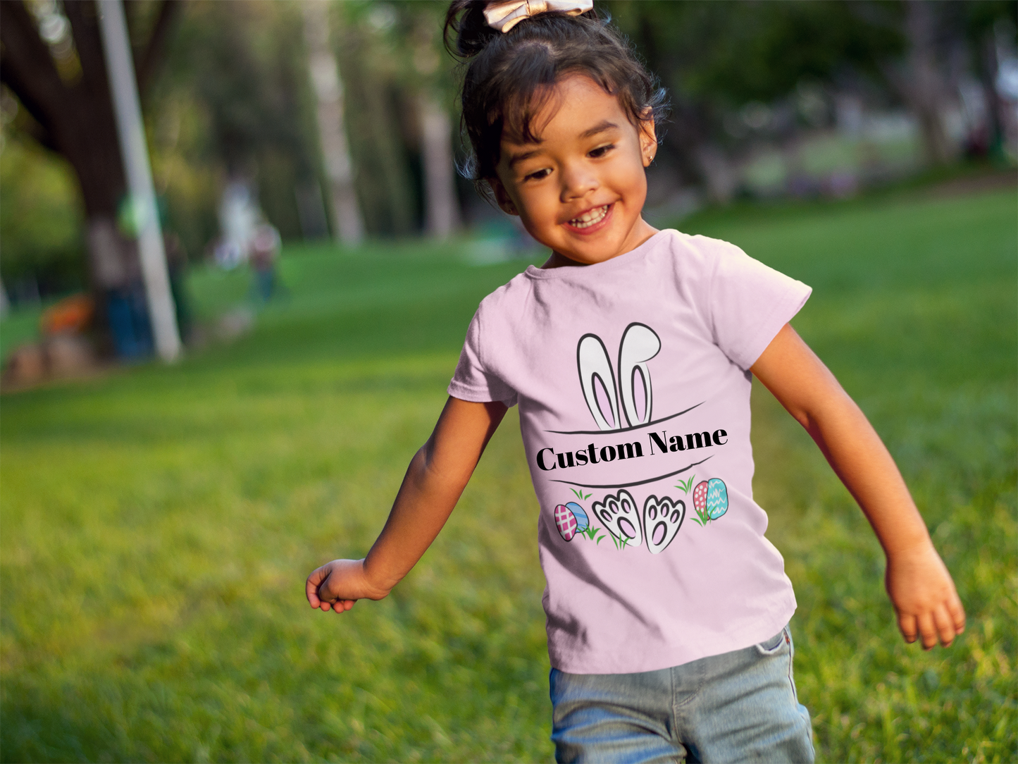 Custom Name Easter Youth 5.3 oz 100% Cotton T-Shirt