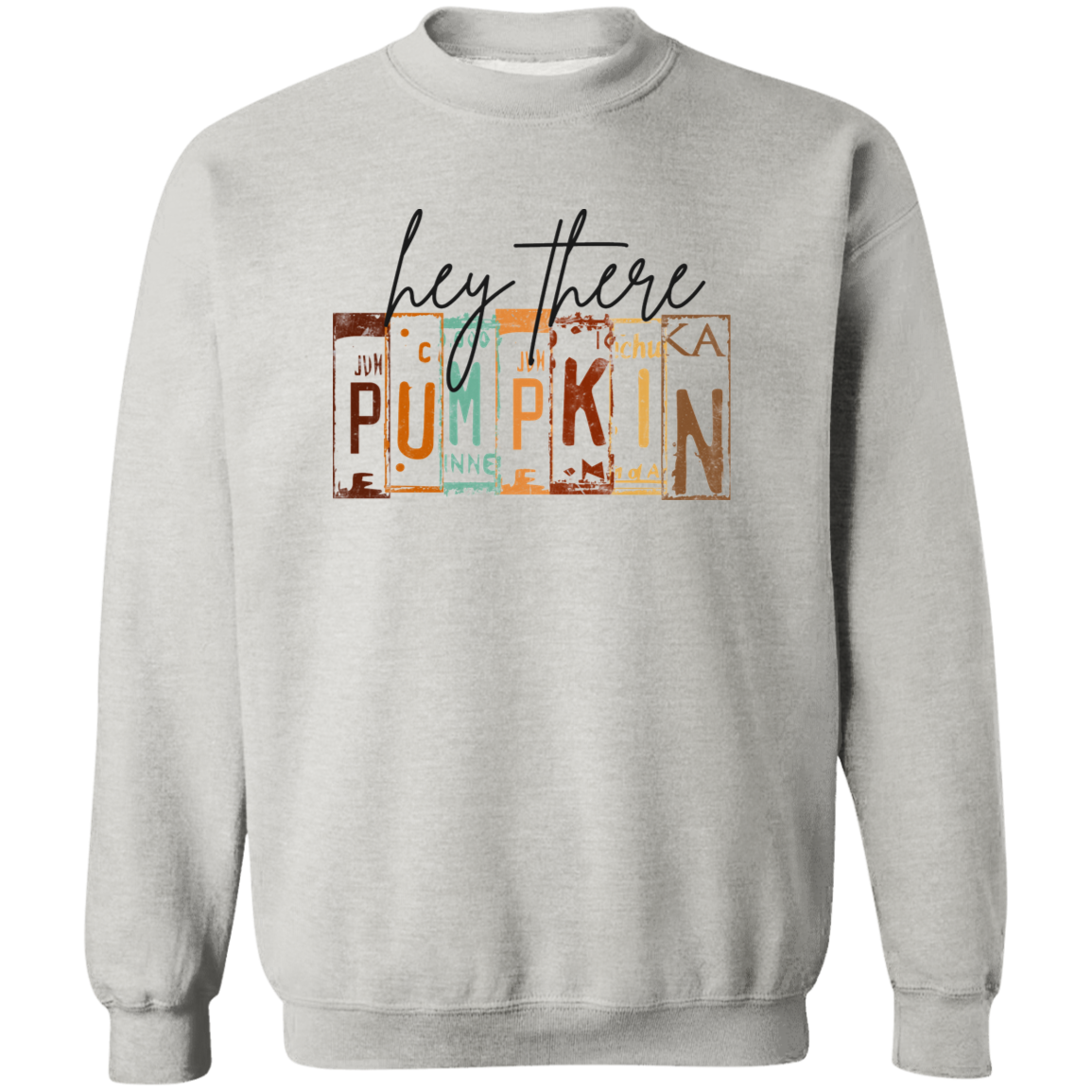 Hey Pumpkin V Neck Graphic Tee