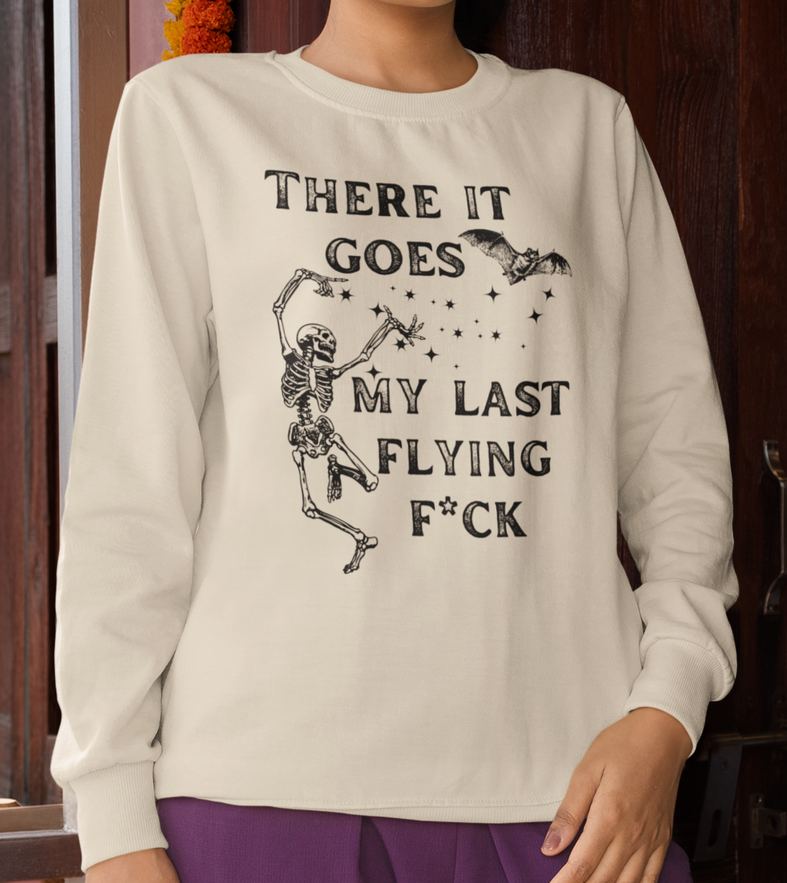 Last Flying F Bat Crewneck Pullover Sweatshirt