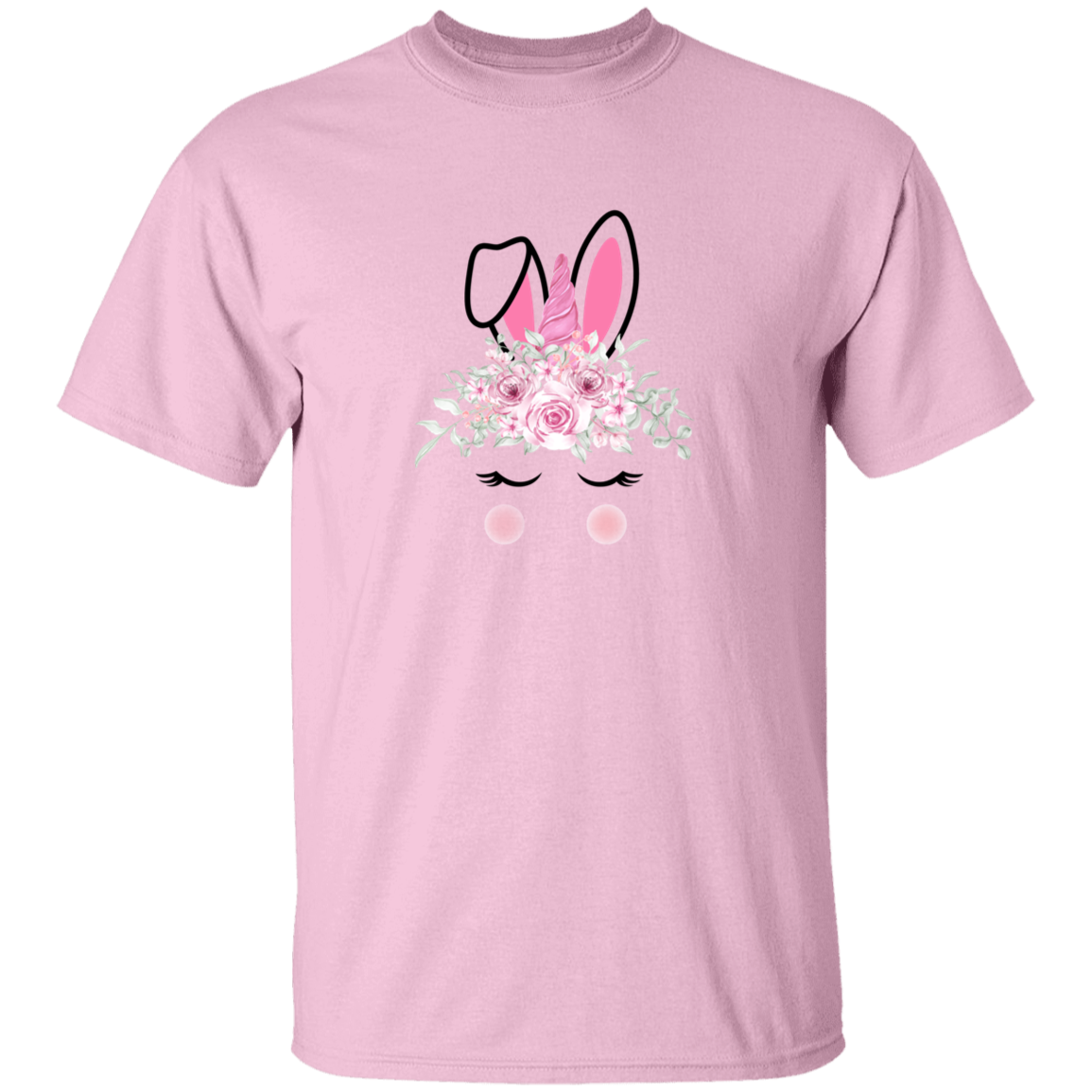 Unicorn Bunny 2 Youth 5.3 oz 100% Cotton T-Shirt