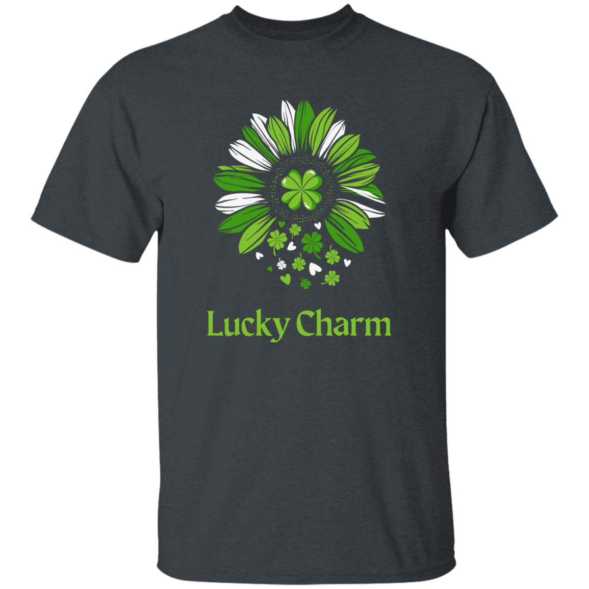 Youth Sunflower Shamrock Lucky Charm T-Shirt
