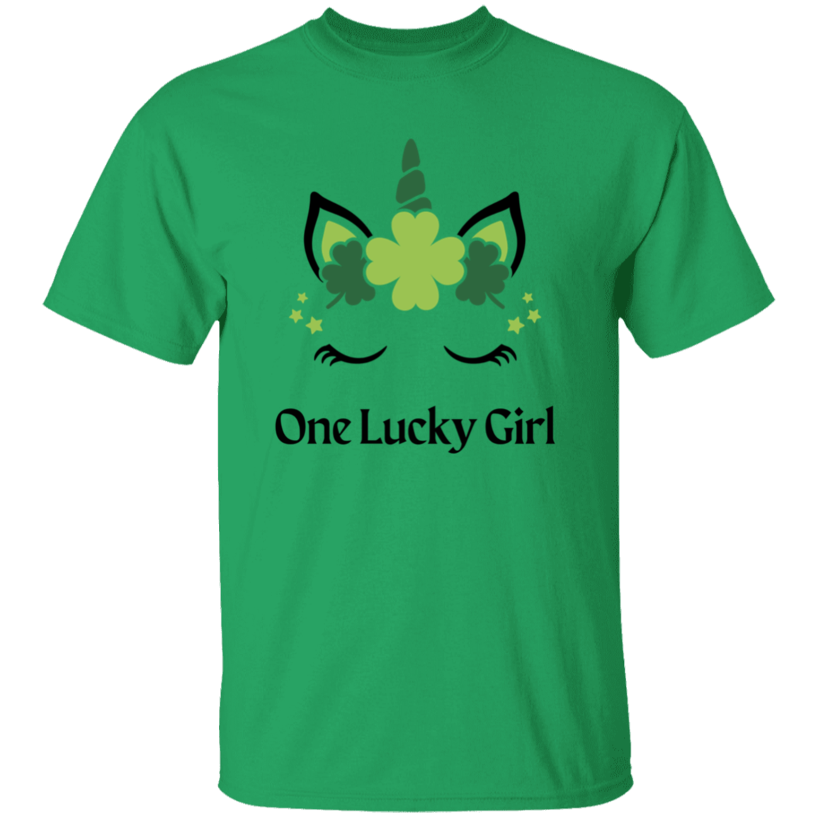 Youth Lucky Girl Unicorn T-Shirt