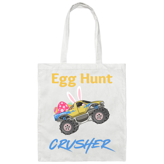 Egg Hunt Crusher Canvas Tote Bag