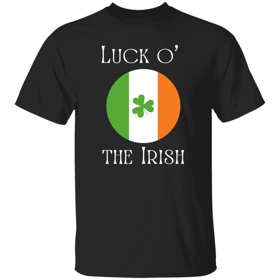Luck o' the Irish Circle Flag T-Shirt