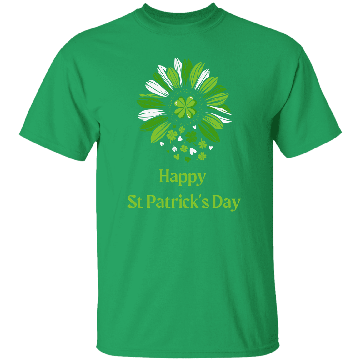 Sunflower Happy St Patrick's Day T-Shirt