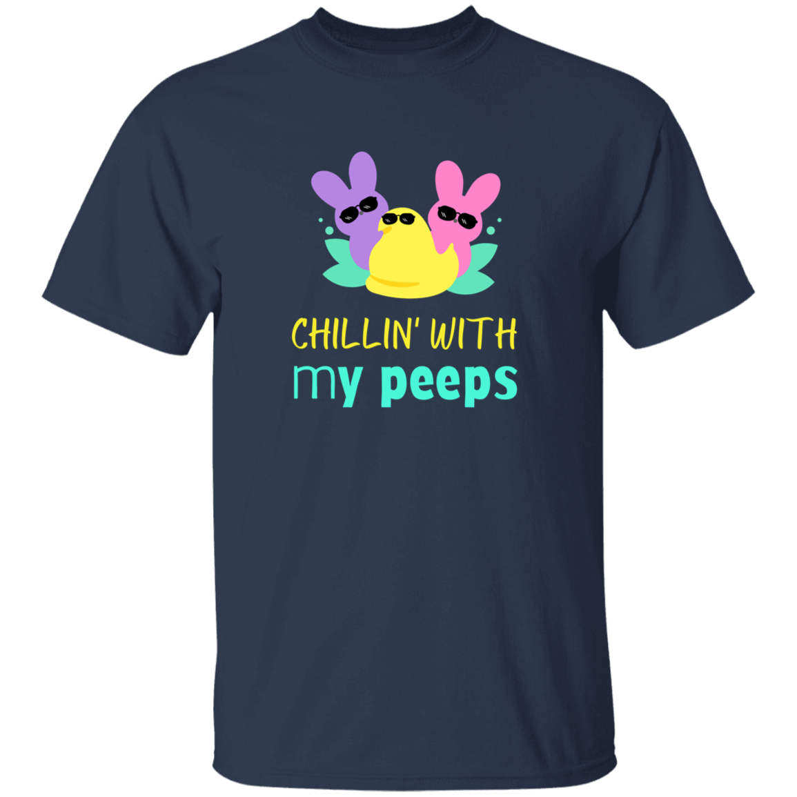 Chillin' with my Peeps Youth 5.3 oz 100% Cotton T-Shirt