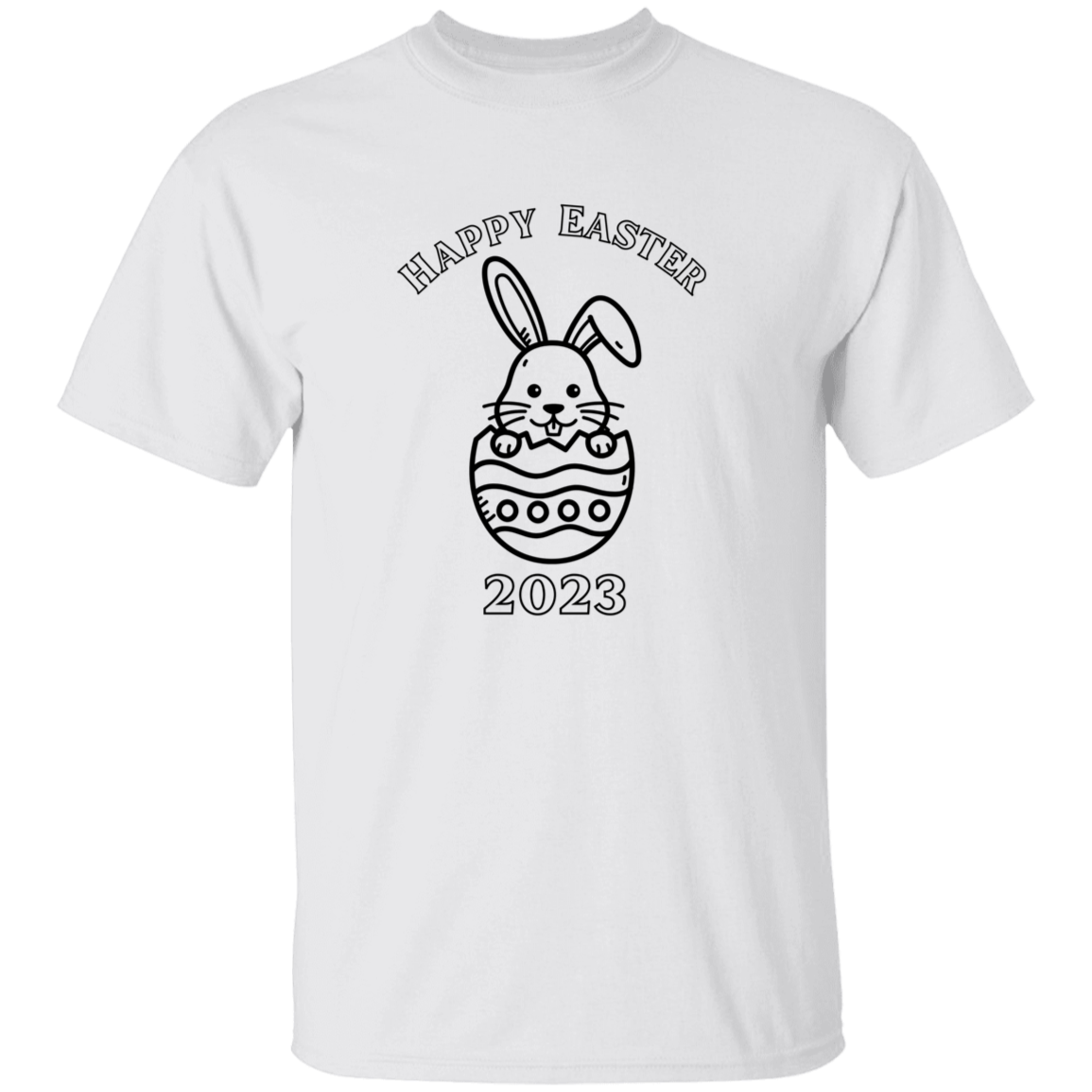 Coloring Bunny Youth 5.3 oz 100% Cotton T-Shirt