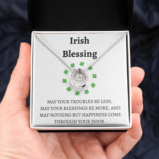 Irish Blessing Lucky In Love Necklace