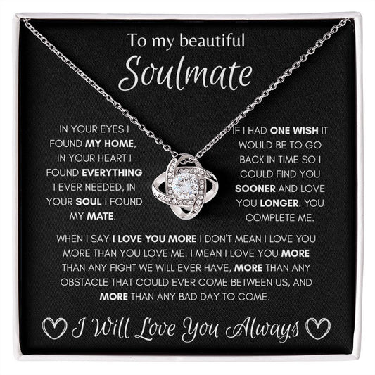 Soulmate Always Love Knot Necklace