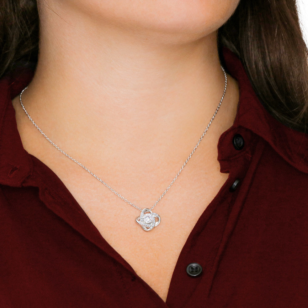 Granddaughter from Nana & Papa Love Knot Necklace