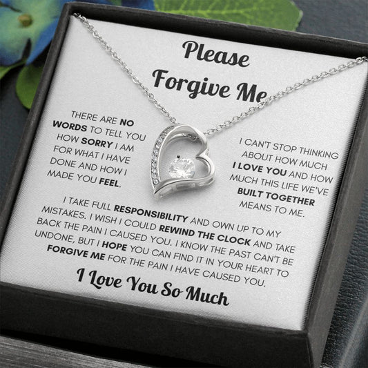 Forgive Me Forever Love Necklace
