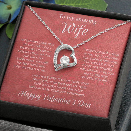 Amazing Wife Valentine's Forever Love Necklace