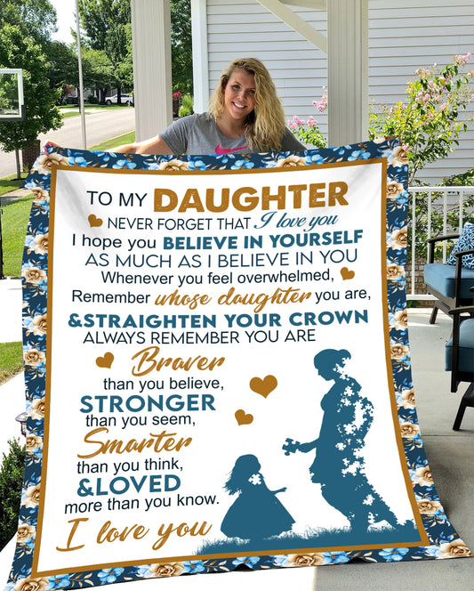 Daughter Pieces Cozy Plush Fleece Blanket